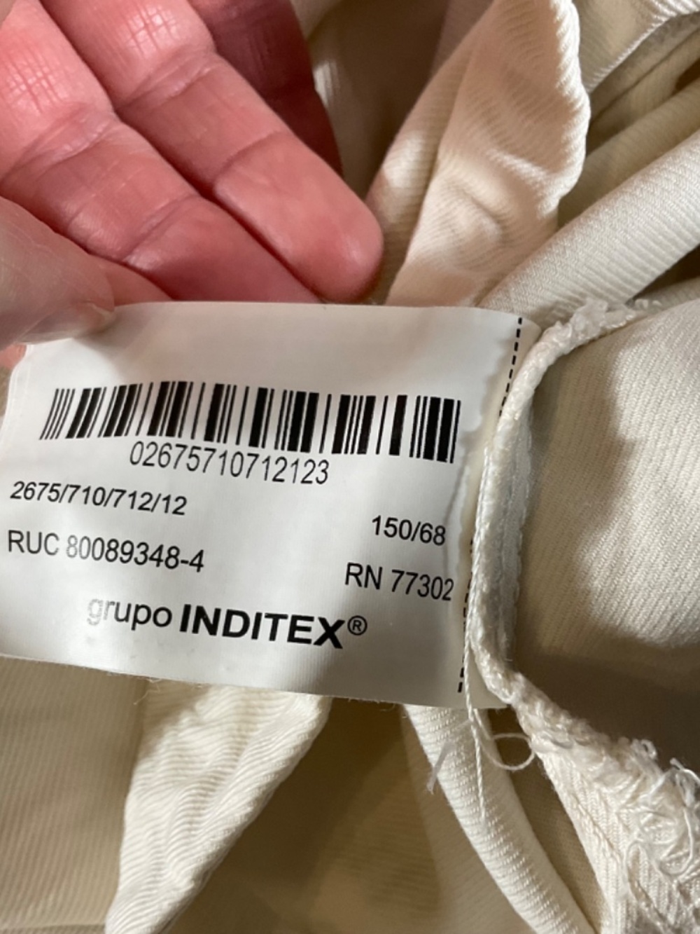 Zara Girls Cream Short Sleeve Linen Blend Utility Romper with Pockets Size 11-12 - Picture 9 of 10